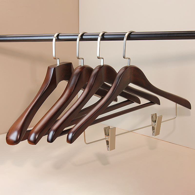 五星级酒店用榉木衣架实木衣撑子