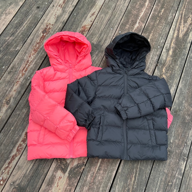 线下货儿童新国标90绒连帽羽绒服