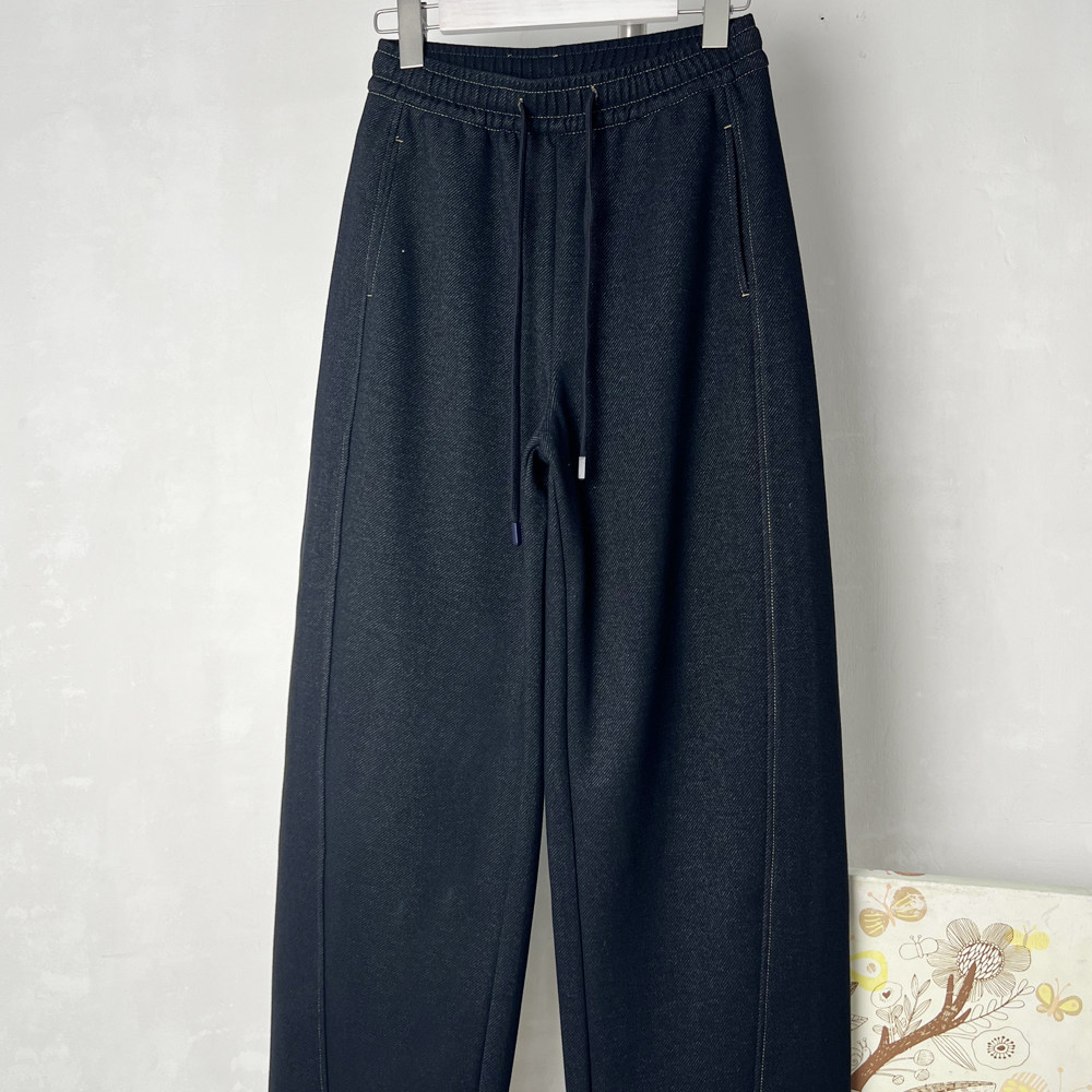 设计感小众修容线2.0蕉友裤宽松弧形弯刀裤深蓝色阔腿香蕉牛仔裤,女装/女士精品,牛仔裤,淘宝优惠券,粉丝福利购,淘宝优惠卷