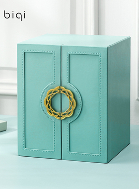 biqi首饰盒收纳盒饰品项链耳环精致珠宝手镯高级感大容量首饰收纳