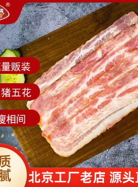 恒慧 培根肉早餐专用手抓饼披萨半成品三明治食材家用100g【店】
