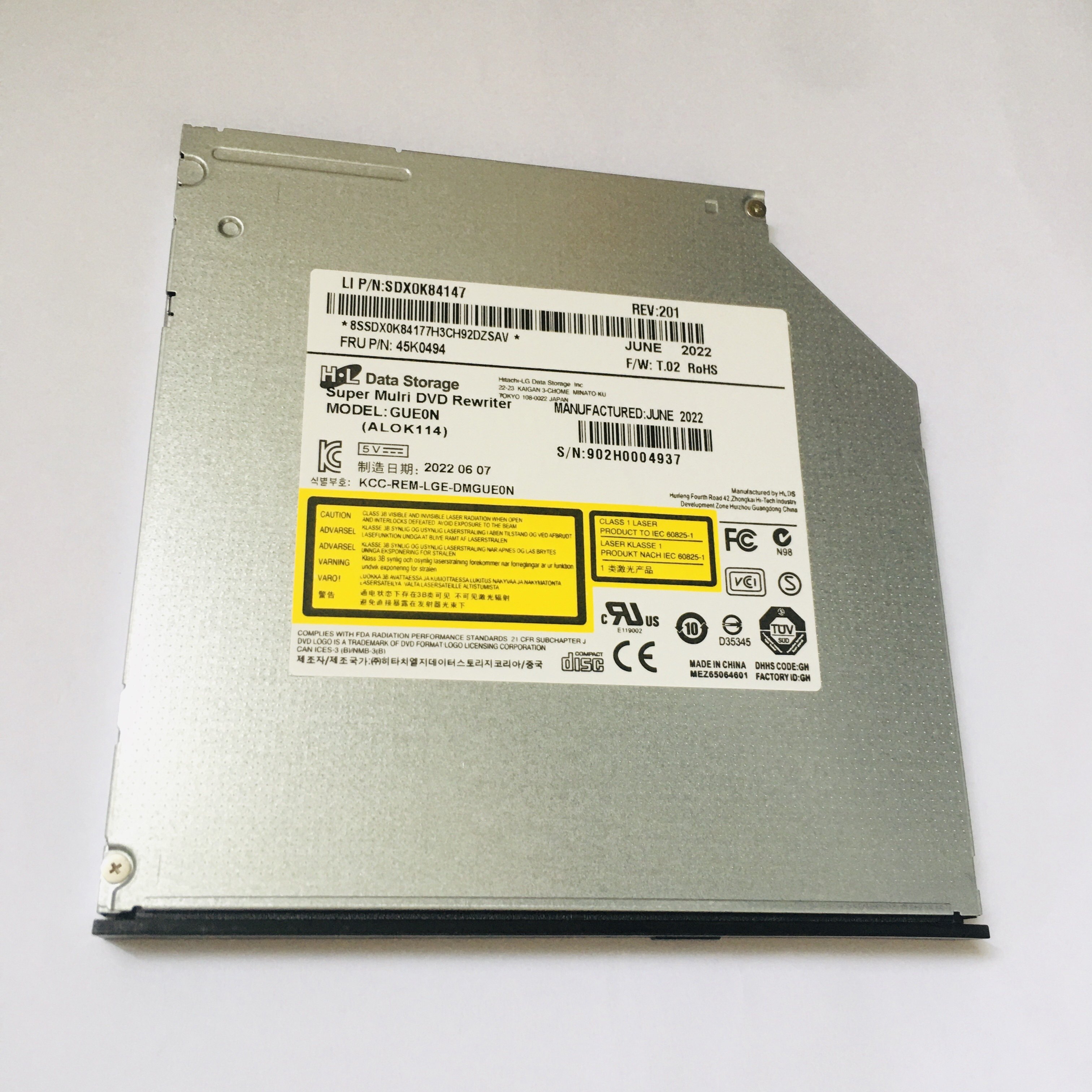全新刻录机内置DVD光驱