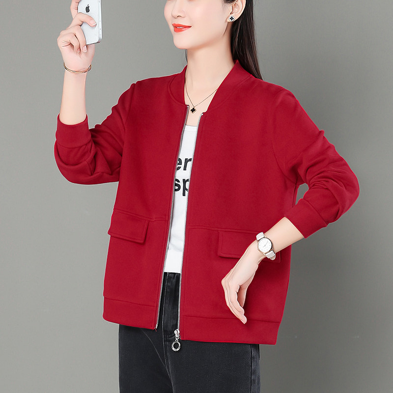 2025春装女新款爆款春秋款棒球服休闲短款开衫外衣潮