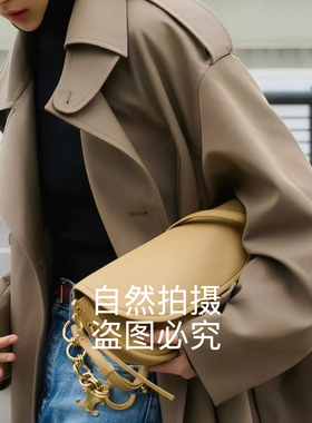 niki-bags凯旋门halfmoon月牙包翻盖单肩斜挂包孙千同款定制牛皮
