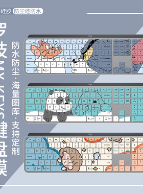 适用罗技Mac MXKeys台式键盘膜MXKeystogo防尘保护MX KEYS+定制套