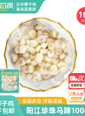 海蓝厨房阳江珍珠小马蹄削皮300g去皮荸荠马蹄子椰子鸡配佐料正宗