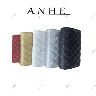 安合甄选-高定真皮包-17cm-550585-五色手拿包-香-全