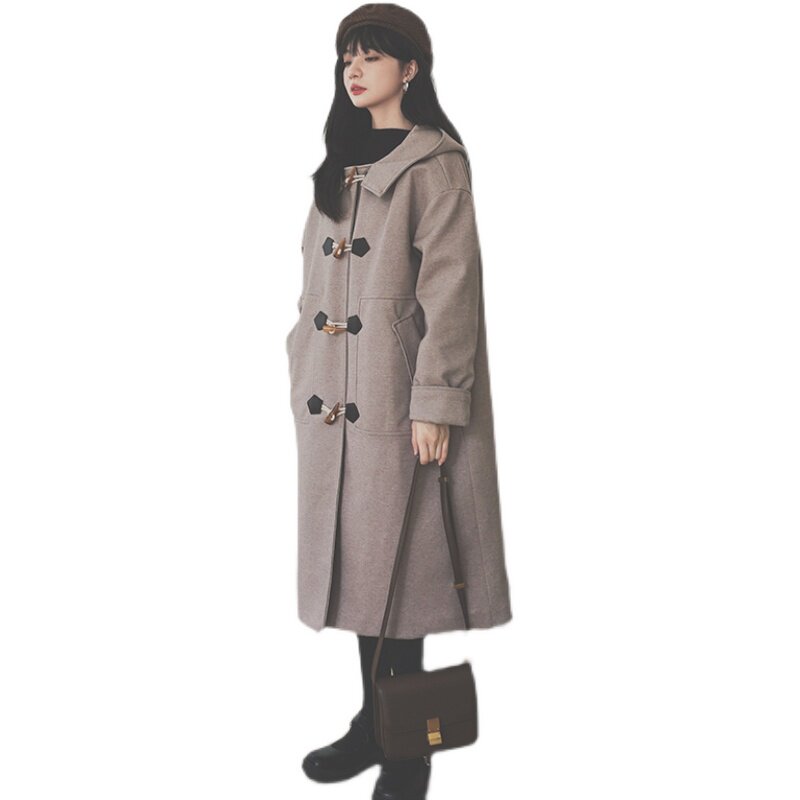现货毛呢外套女加厚内胆兔毛派克服女185-MY8825-P185-K278,女装毛呢外套,浙宝185