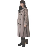 现货毛呢外套女加厚内胆兔毛派克服女185-MY8825-P185-K278，女装毛呢外套，浙宝185