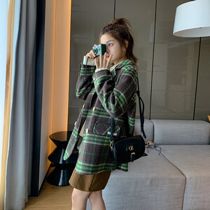现货 双面羊绒大衣毛呢外套女185-9962-P220-K358图片