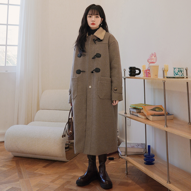 现货大加厚升级兔毛内胆毛呢外套女衣185-MY8832-P185-K268，女装毛呢外套，浙宝185