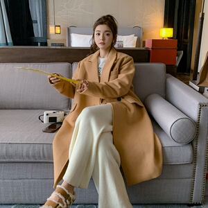 现货 新款毛呢大衣外套女185-9961-P175-K268图片