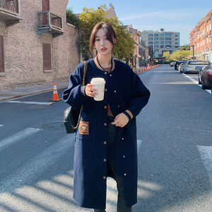 现货 棒球服领毛呢大衣外套女185-9929-P185-K288图片