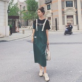 现货新款减龄显瘦背带裙夏装休闲连衣裙317-MY8031-P85-K138，女装连衣裙，浙宝185