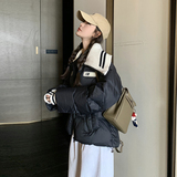 现货90绒针织拼接娃娃领小个子羽绒服185-9001-P290-K458，女装羽绒服，浙宝185