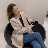 【现货】西装外套女2022春款宽松小西装西服317-MY2037-P105-K168，女装西装，浙宝185
