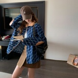 美式复古提花牛仔外套女2024秋季新款韩版宽松短款小个子夹克上衣，女装短外套，浙宝185