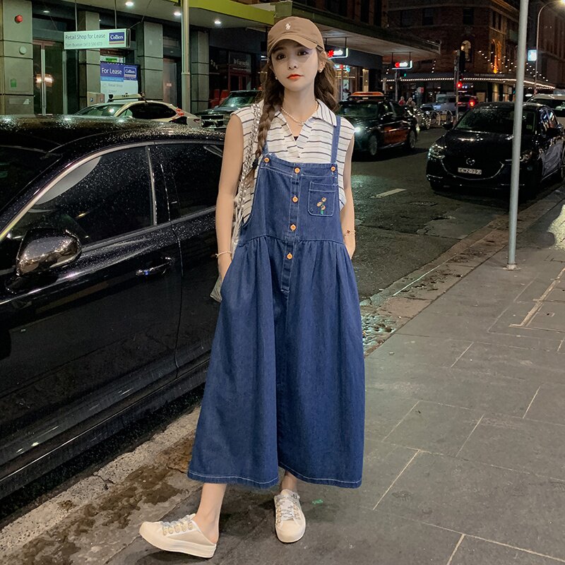 现货牛仔背带水洗连衣裙185-8558-P95-K148,女装连衣裙,浙宝185