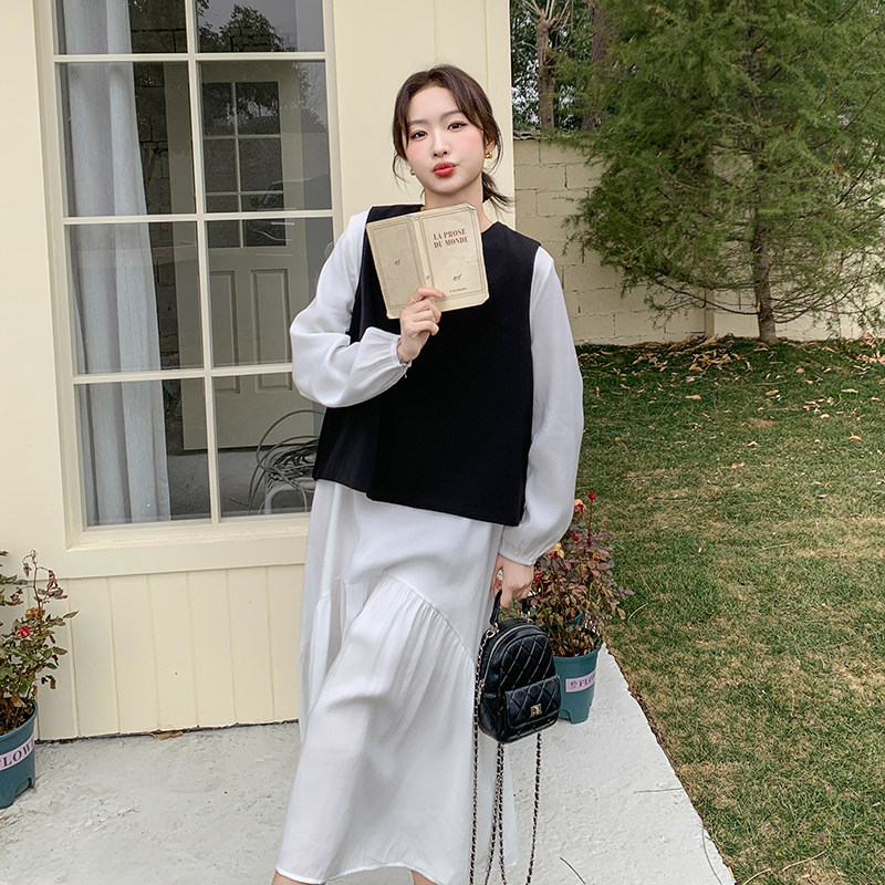 现货法式氛围感减龄套装裙女2025年春季新款185-2506-P155-K218,女装连衣裙,浙宝185