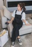 现货明线牛仔背带裤高腰显瘦连体裤女185-MY8020-P95-K148，女装牛仔裤，浙宝185