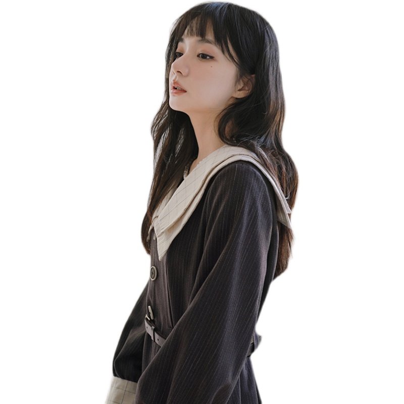 现货2022年秋装新款高腰通勤连衣裙317-MY8850-P115-K168,女装连衣裙,浙宝185