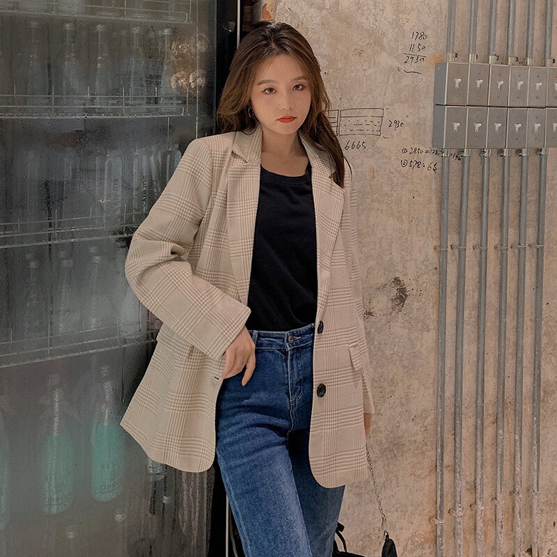 【现货】西装外套女2022春款宽松小西装西服317-MY2037-P105-K168图片