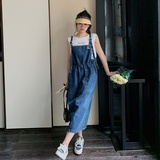 现货水洗牛仔减龄气质背带裙185-8550-P95-K148，女装连衣裙，浙宝185