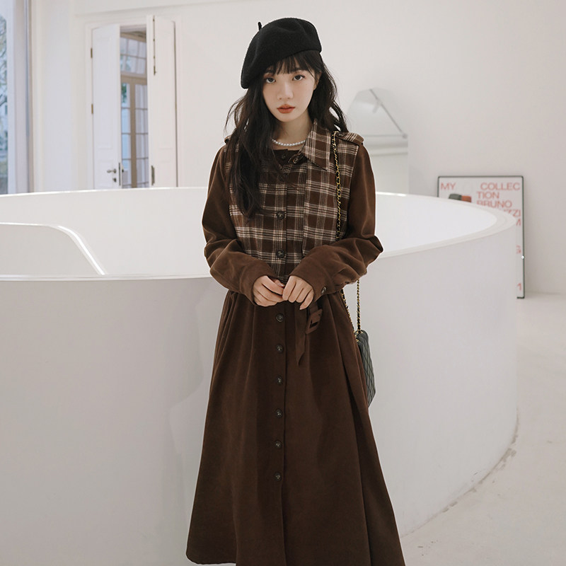 法式连衣裙女小众设计新年衣服春装2025年新款爆款马甲裙子两件套,女装连衣裙,浙宝185