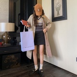 现货三色风衣外套女317-9903-P125-K178，女装风衣，浙宝185