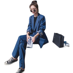 现货春装小西装套装女休闲西服外套通勤317-MY805-P145-218图片