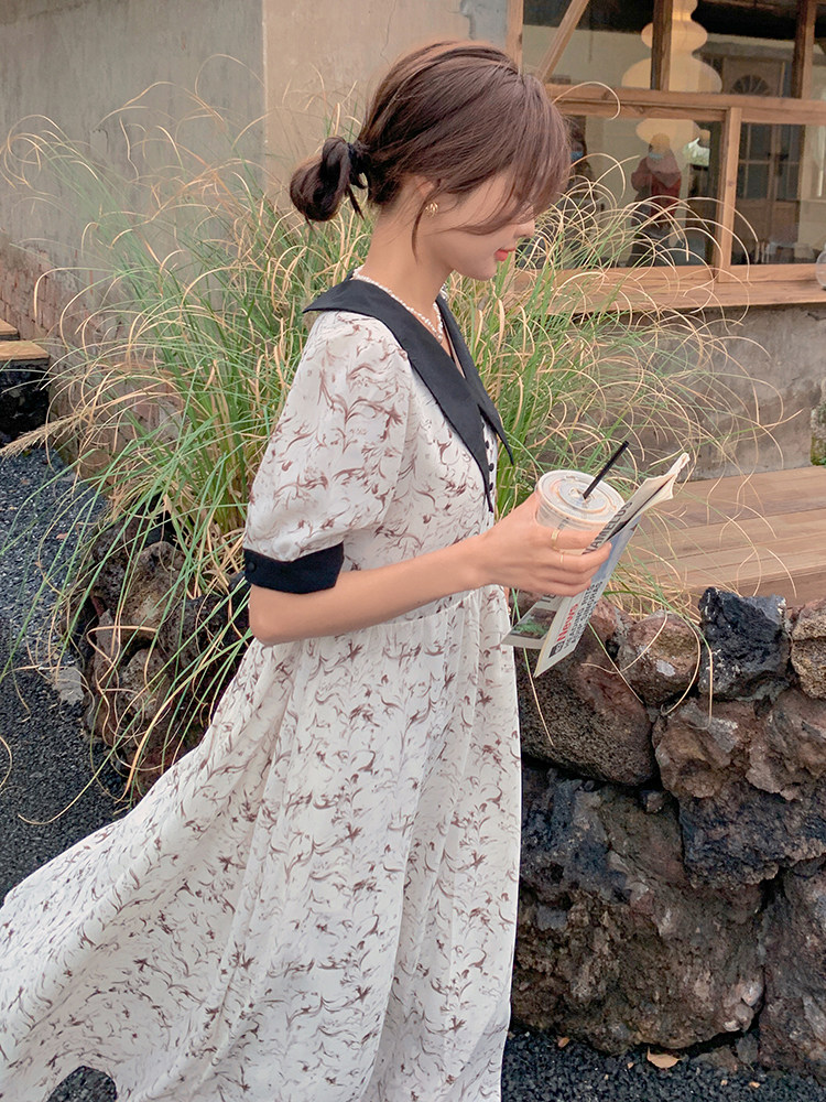 现货夏季减龄碎花裙连衣裙185-MY8867-p95-K138,女装连衣裙,浙宝185