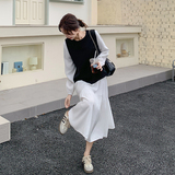 现货法式氛围感减龄套装裙女2025年春季新款185-2506-P155-K218，女装连衣裙，浙宝185