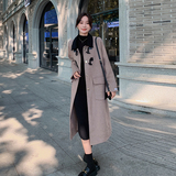 现货70毛双面呢羊绒大衣外套女185-9931-P245-K398，女装毛呢外套，浙宝185