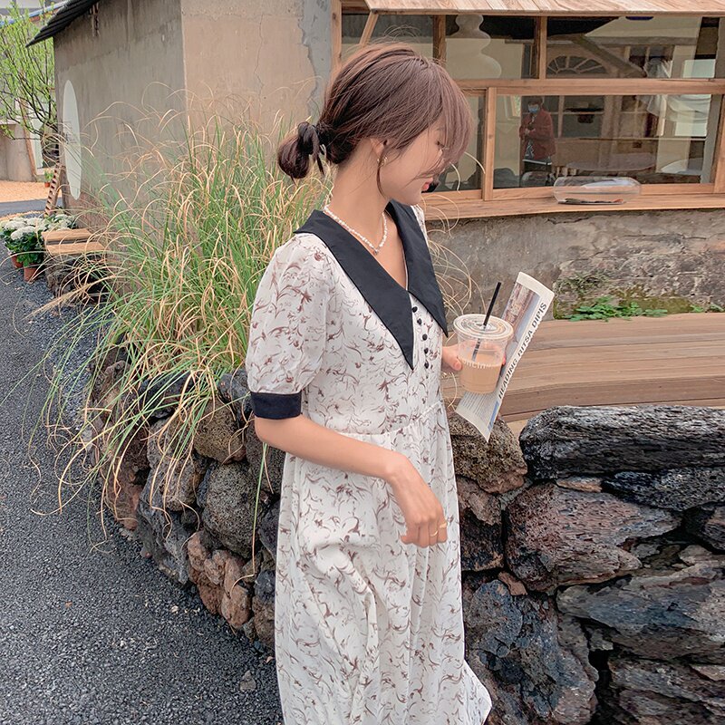 现货夏季减龄碎花裙连衣裙185-MY8867,女装连衣裙,浙宝185
