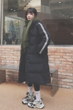 现货黑色学院风2条缸条纹衣服女317-MY8826-P195-K288，女装棉衣/棉服，浙宝185