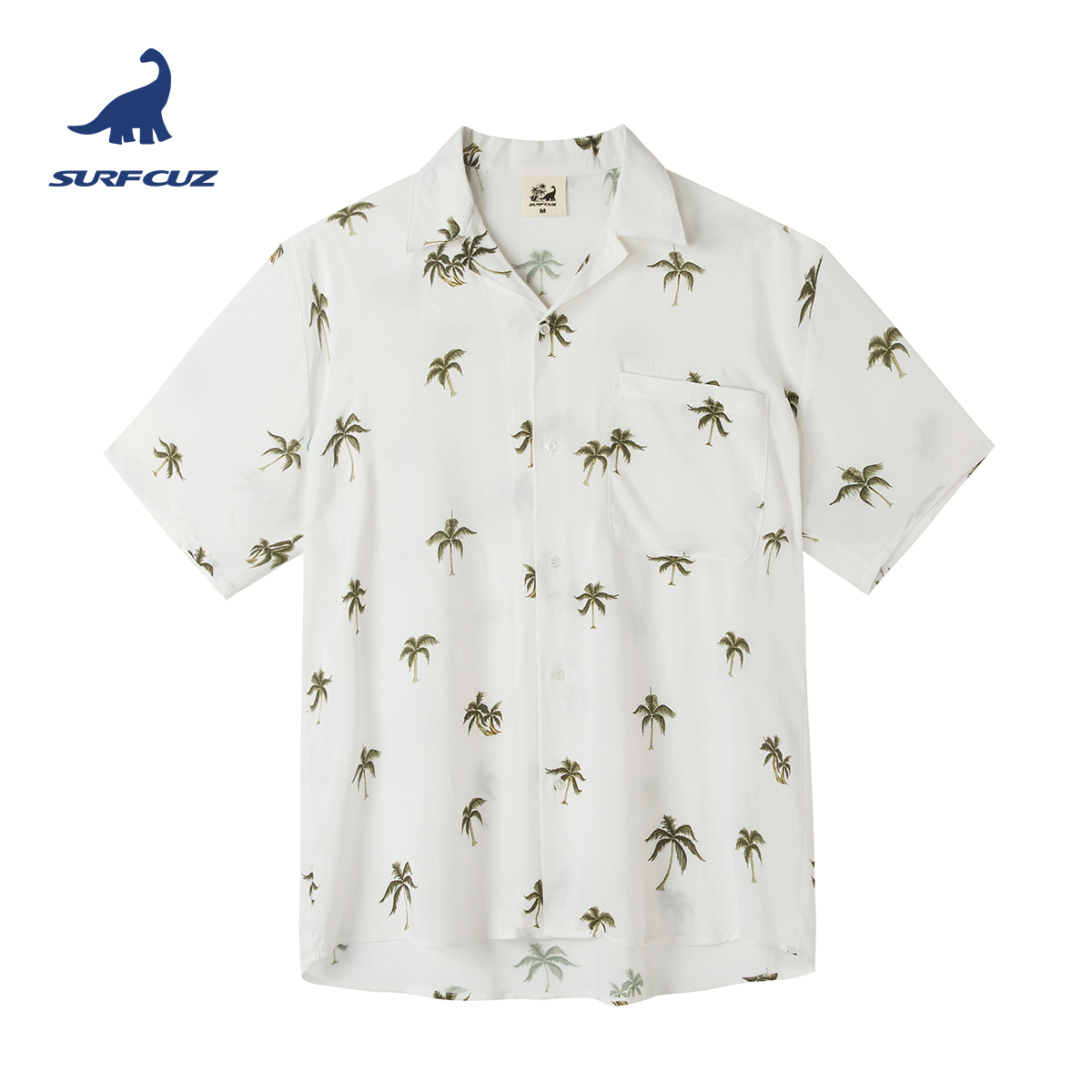 SURFCUZ男夏威夷衬衫宽松大码