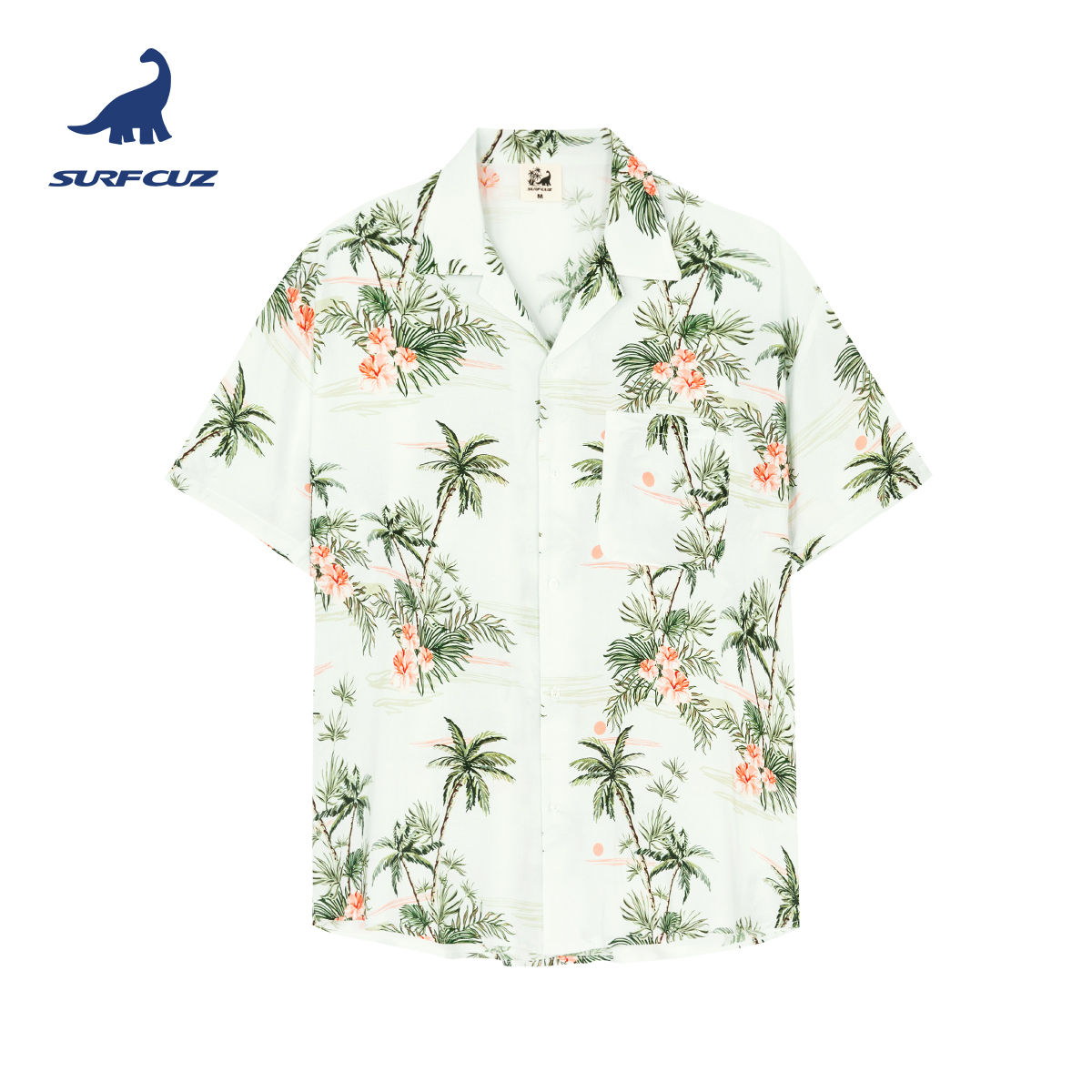 男宽松大码夏威夷风衬衫SURFCUZ
