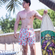 男短裤 卡通速干沙滩裤 男宽松大码 surfcuz 男泳裤 温泉海边度假