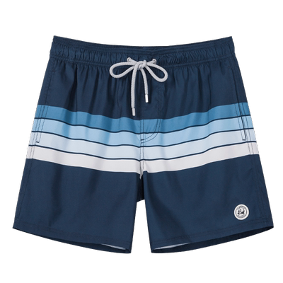 surfcuz 夏季男士速干沙滩裤速干男泳裤可下水条纹短裤宽松大码