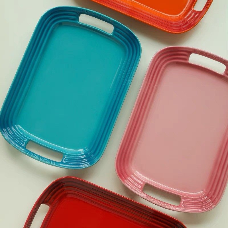 陶瓷家用长方盘高颜值烤盘