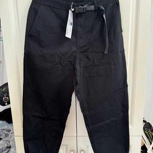 男春秋新款 宽松束脚裤 舒适黑色时尚 长裤 子男 工装 国货美家休闲裤