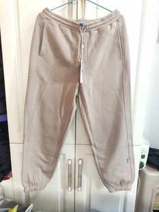 男裤 美家正品 宽松舒适棉麻加厚保暖运动卫裤 加绒针织裤 子 男冬季