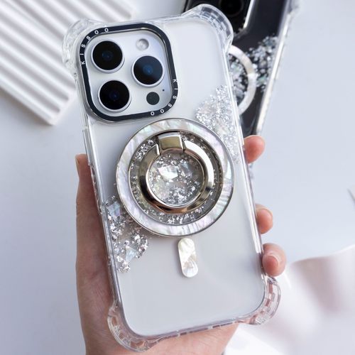 新款贝母强磁吸指环手机支架