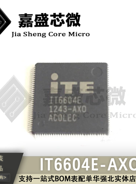 直拍全新 IT6604E-AXO IT6604E 现货 高清机顶盒芯片 一站式配单