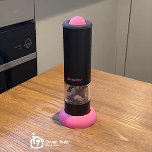 电动研磨器家用厨房海盐黑胡椒调味研磨瓶可调节粗细研磨机高颜值