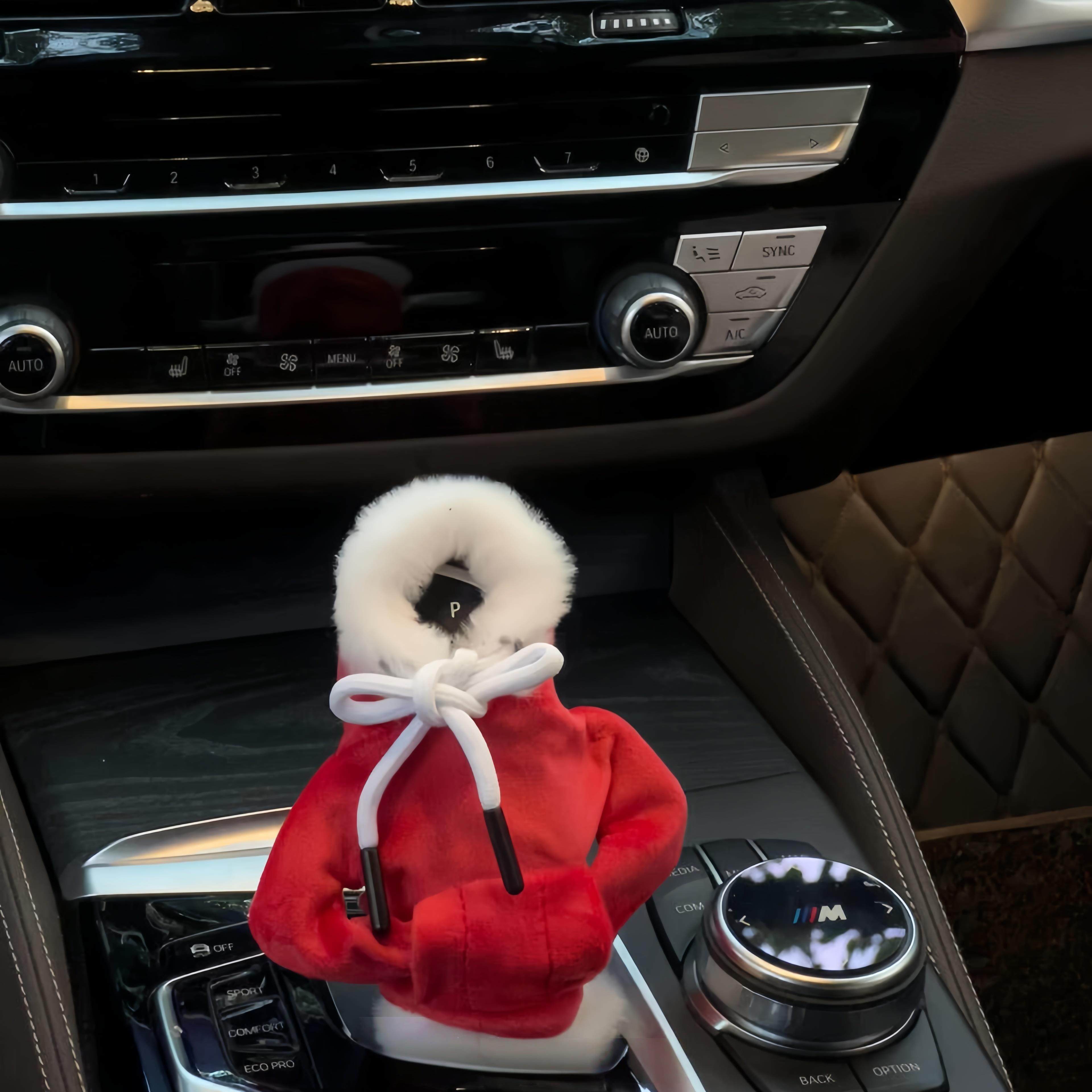 圣诞新年汽车装饰毛绒卫