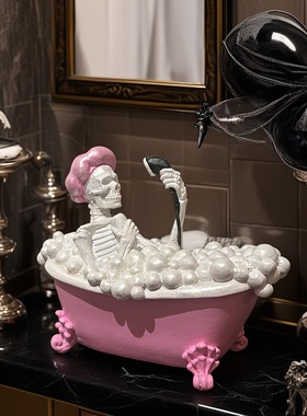 跨境新品洗澡女鬼粉色浴