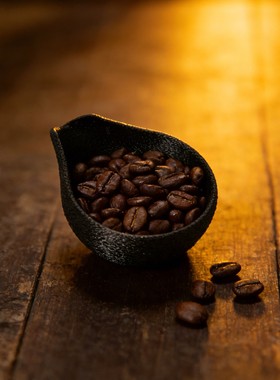 跨境新品 Coffee bean measuring scale质感咖啡豆计量盘秤展示盘