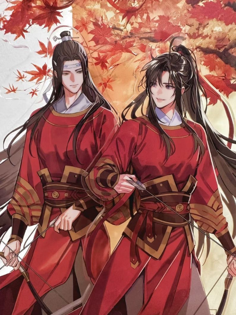 魔道祖师少年如故系列立牌亚克力砖桌面摆件魏无羡蓝忘机同人谷