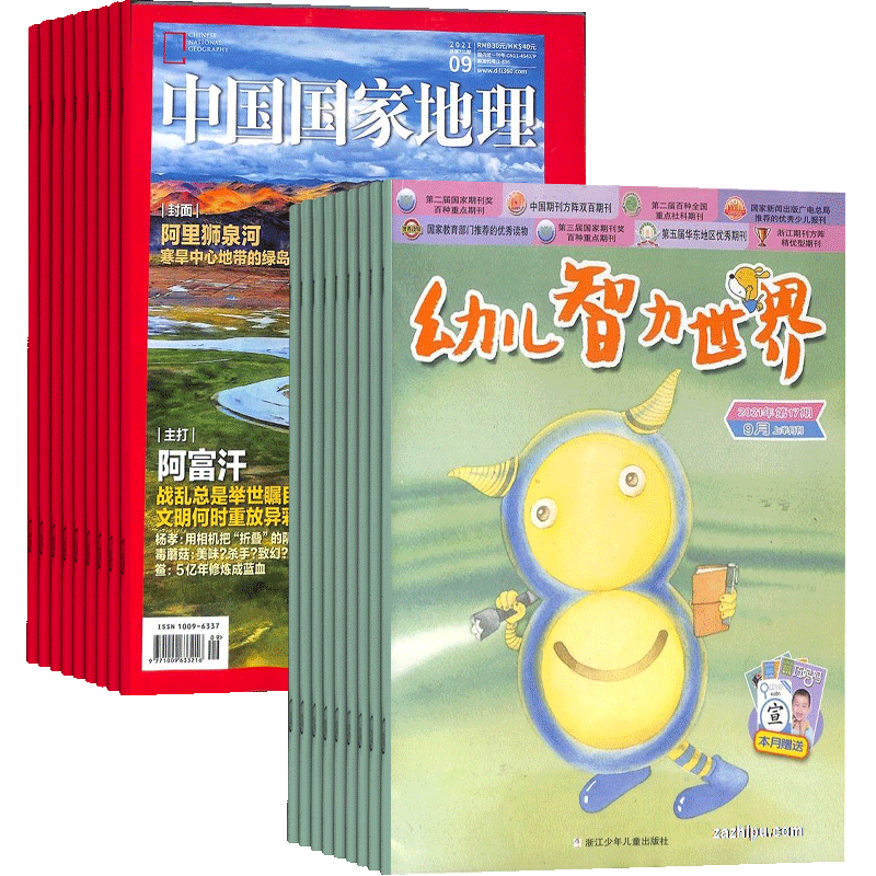 中国地理幼儿智力世界杂志组合